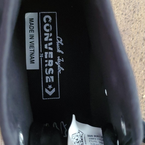 NWOB Converse All Star Sneakers Black - Picture 8 of 8